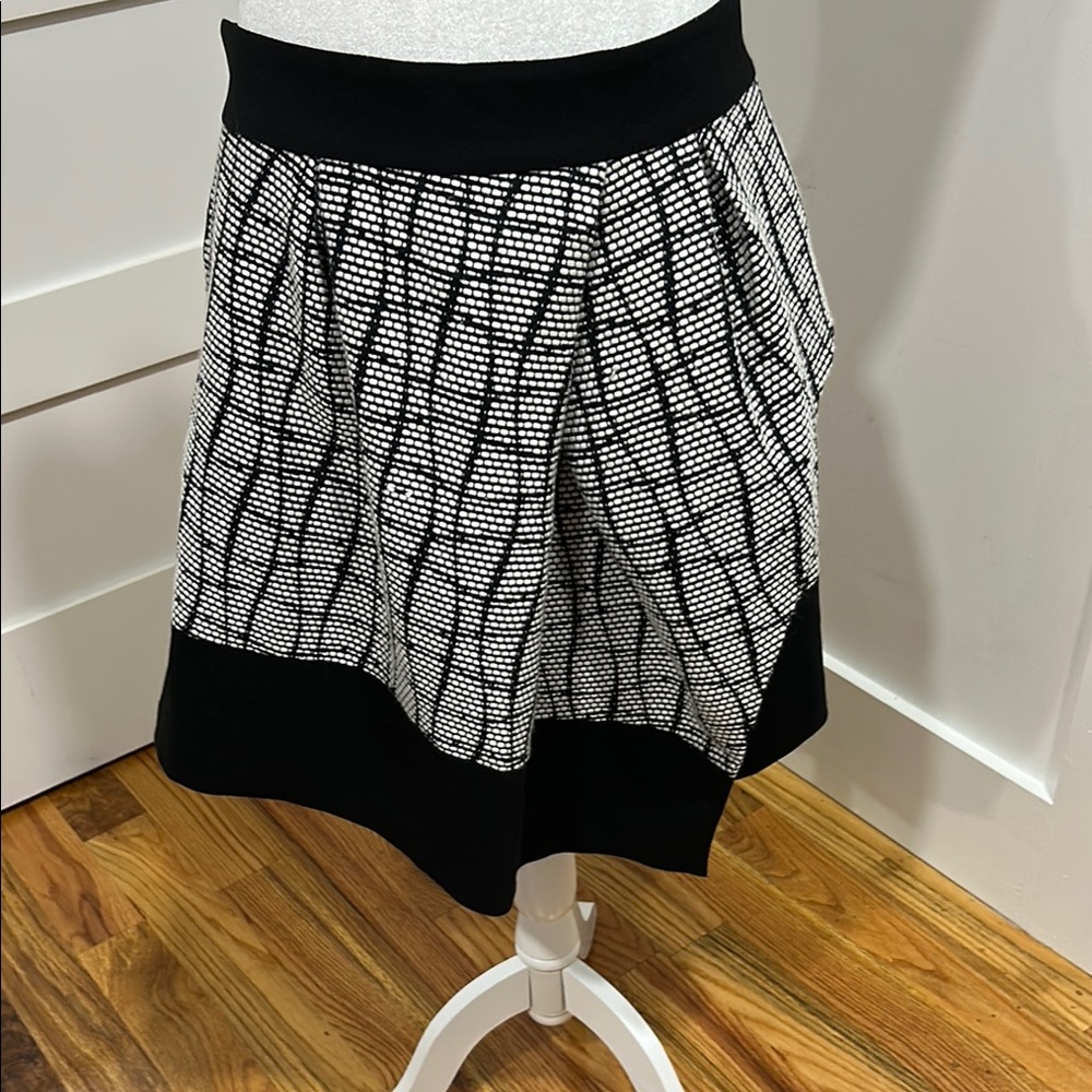 Banana Republic Black and White Women's Skirt